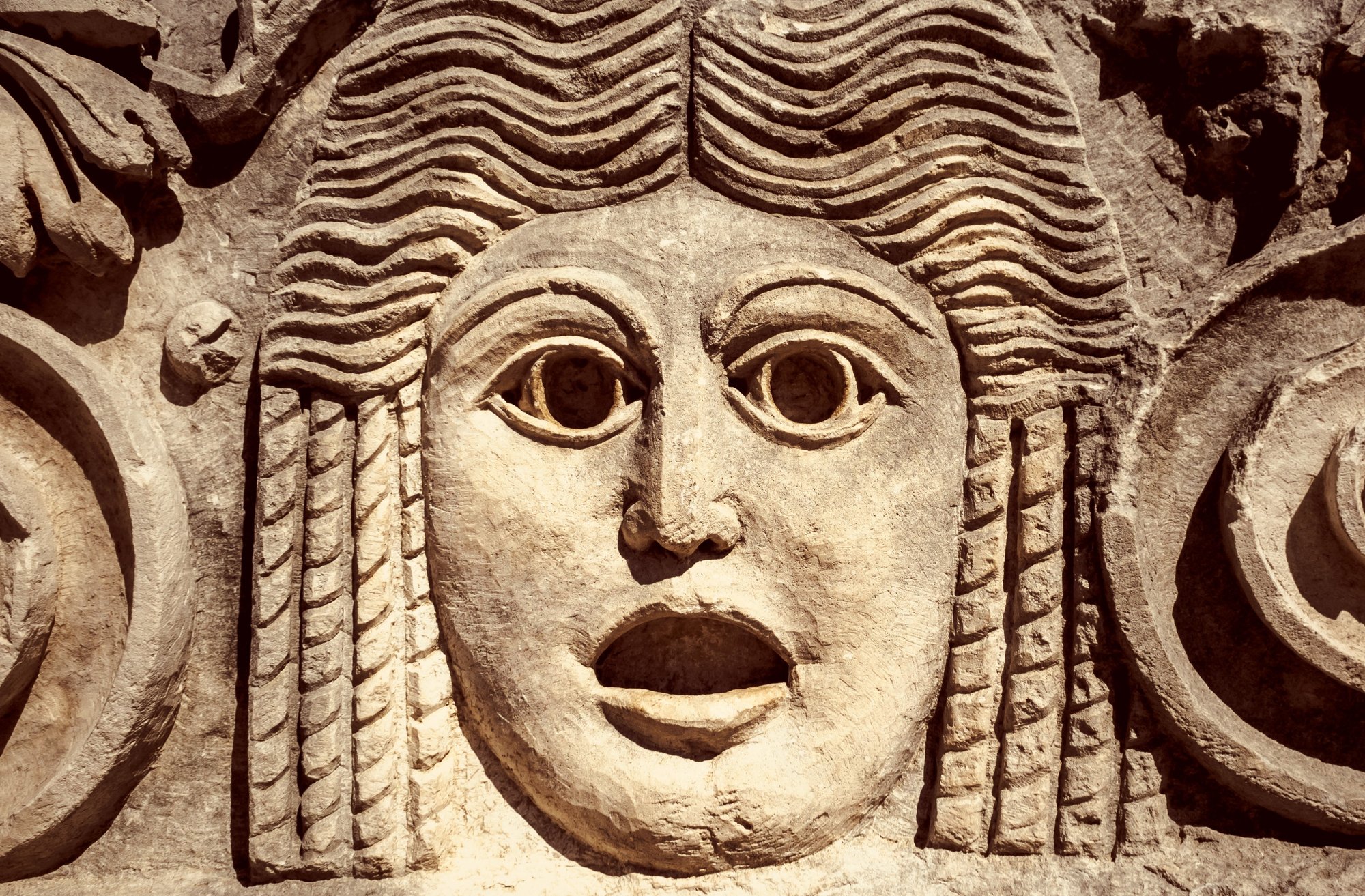 Image of Greek mask Image of Greek mask