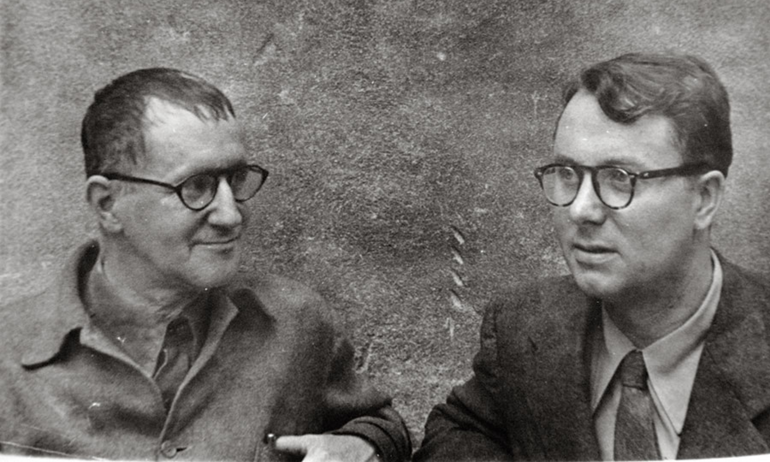 Bertolt Brecht and Eric Bentley