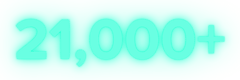 21,000+