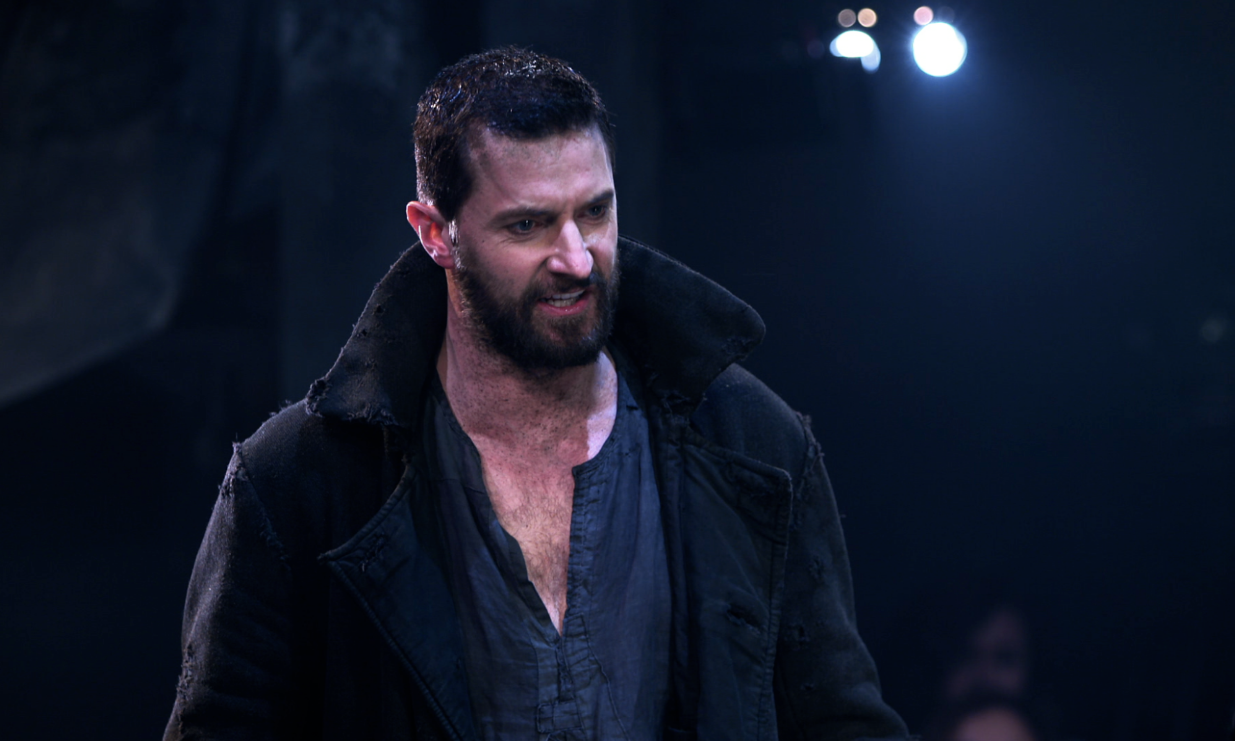 Richard Armitage as John Proctor in the Old Vic's The Crucible © Johan Persson Richard Armitage as John Proctor in the Old Vic's The Crucible © Johan Persson
