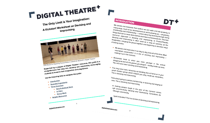 Devising and improvisation worksheet