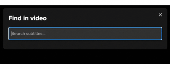 In-caption search of Hamlet's 'To be or not to be' speech