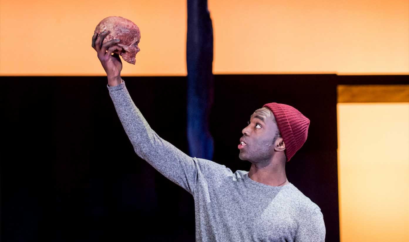 Paapa Essiedu (Hamlet) in Hamlet | Royal Shakespeare Company © Manuel Harlan