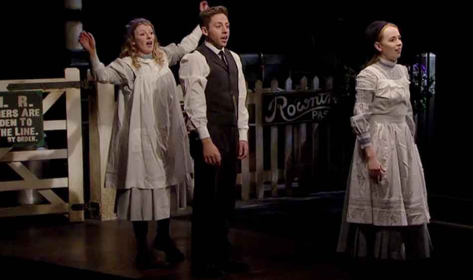The cast of The Railway Children