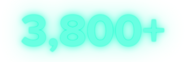 3,800+ 3,800+