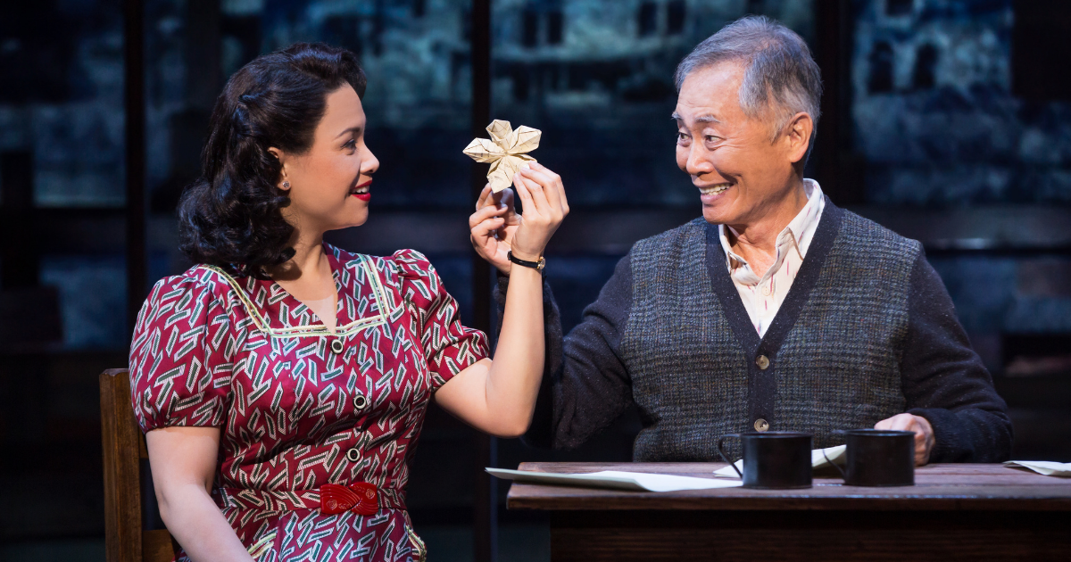 Lea Salonga and George Takei in Allegiance 