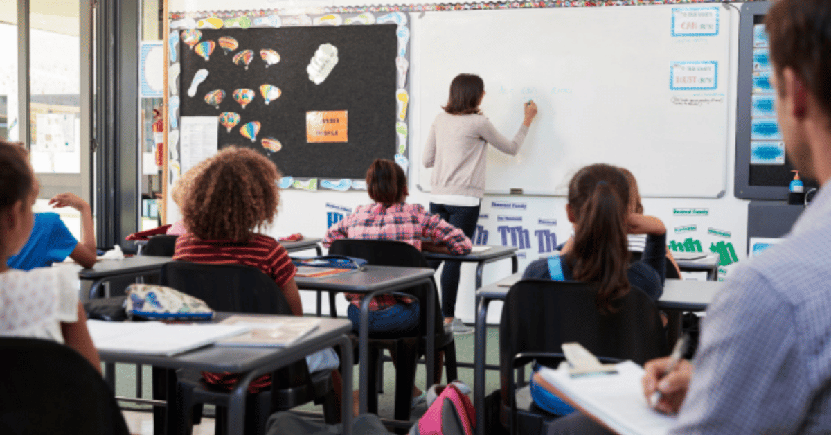 English and Drama Teacher Leading Middle School Back to School Class