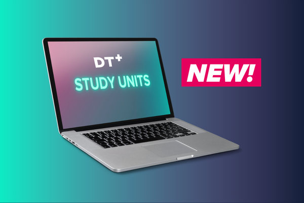 Laptop featuring DT+ Study Units