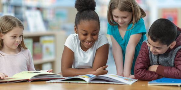 Students reading